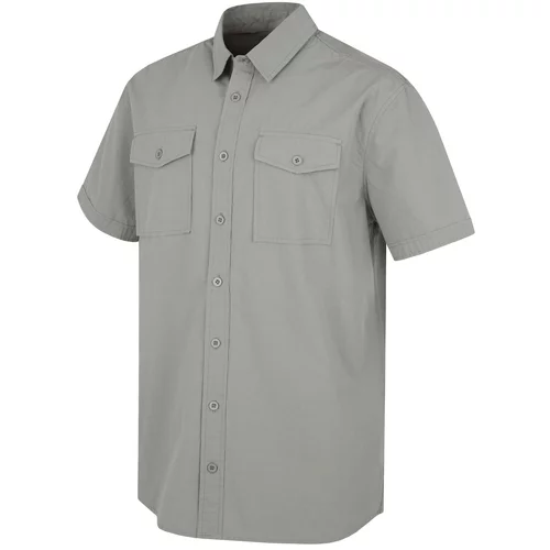 Husky Men's shirt with short sleeves Grimy M st. grey