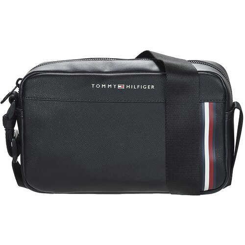 Tommy Hilfiger Naramna torba TH PIQUE PU EW REPORTER Črna Slike