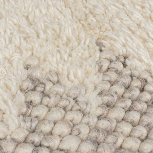 Flair Rugs Krem ručno rađen tepih od mje&amp;scaron;avine vune 160x230 cm Minerals Border &amp;ndash; Slike