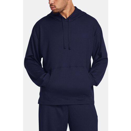 Under Armour Sweatshirt UA Rival Waffle Hoodie-BLU - Men Cene
