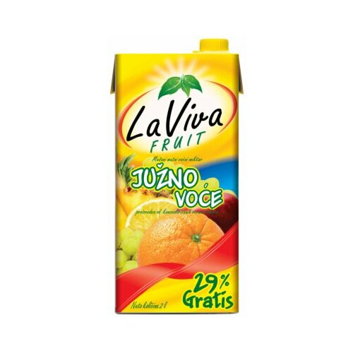La Viva fruit južno voće sok 2L tetra brik Slike