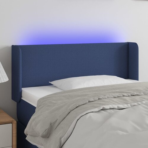  LED uzglavlje plavo 103x16x78/88 cm od tkanine Cijene