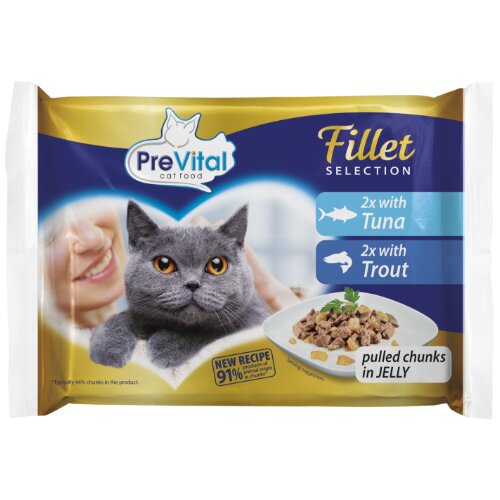 PREVITAL Vlažna hrana za mačke, Riba, 340 g Cijene