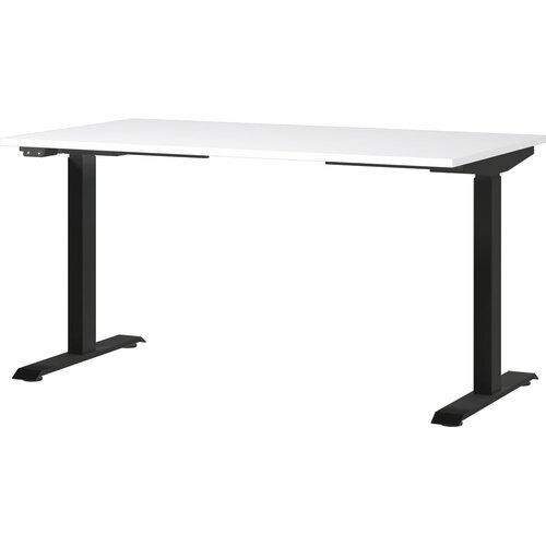 Germania Električna dvižna pisalna miza z belo mizno plo&amp;scaron;čo 80x140 cm Jet &amp;ndash; Slike