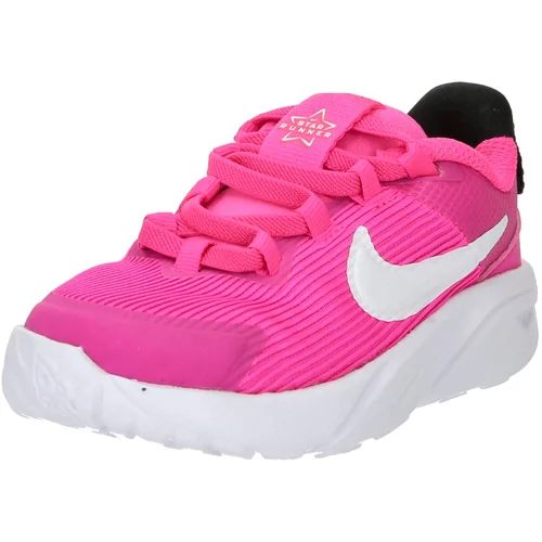 Nike Sportske cipele 'Star Runner 4' neonsko roza / bijela