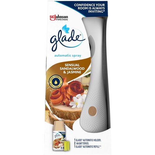 Glade Avtomatski osvežilec zraka&amp;reg; Sensual Sandalwood &amp;amp; Jasmine (269 ml) Slike