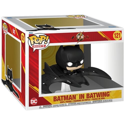 Funko Pop Rides The Flash Batman in Batwing Cene