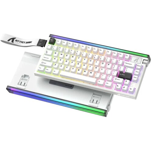 Attack Shark gaming tastatura R85HE magnetic Switches/8KHz/RT/Snap tap/dks/mt/tgl/starry white Slike