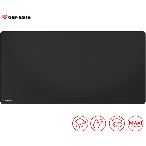 Genesis Carbon 500 Hyper Logo Gaming mouse pad Black Slike