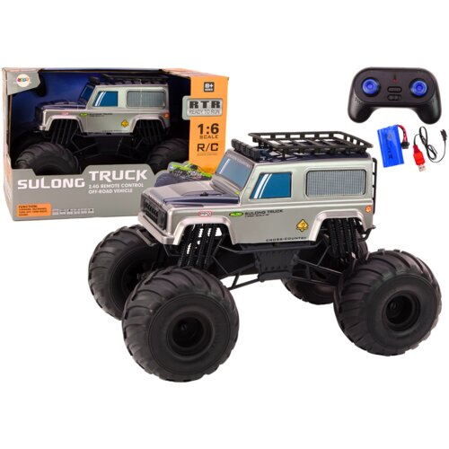 Buggy na daljinsko upravljanje BIG SUV 2.4G RC 1:6 - sivi Cijene
