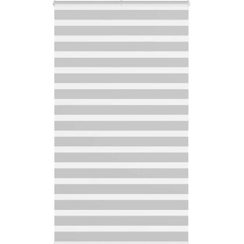 vidaXL Zebra senčilo svetlo sivo 135x200 cm tkanina širina 130,9 cm Cene