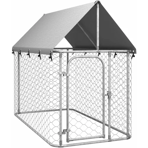  vanjski kavez za pse s krovom 200 x 100 x 150 cm