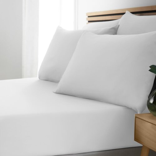 Catherine Lansfield Bela napenjalna rjuha 185x200 cm So Soft Non-Iron &amp;ndash; Slike
