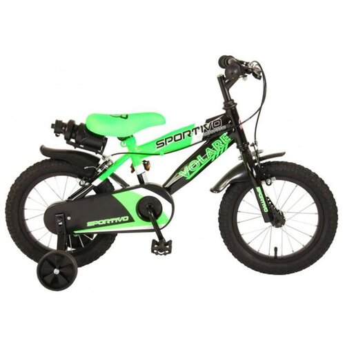  Dječji bicikl Volare Sportivo 14" s dvije ručne kočnice neon zeleni Cijene