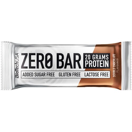 BioTech USA Proteinska čokoladica, Zero, Čokolada, 50g Slike