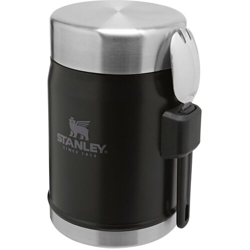 Stanley Classic Legendary Food Jar + Spork Matte Black 0.4l Cene