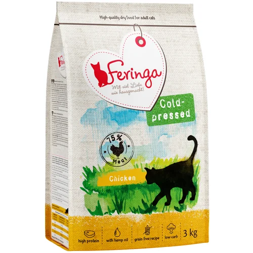 Feringa 15% popusta na 2 kg/3 kg suho mačjo hrano! - Adult hladno stiskan piščanec 3kg