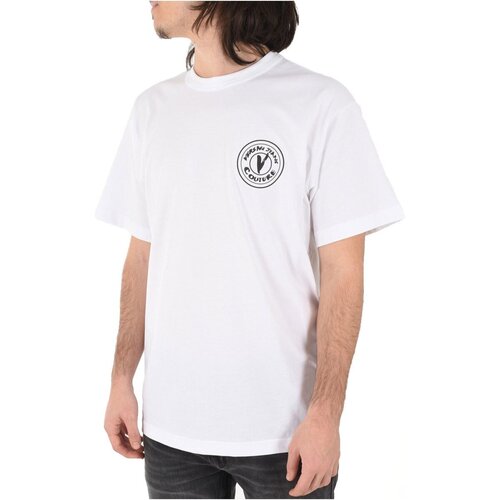 Versace Majice s kratkimi rokavi 78GAHE07 CJ00E Bela Cene