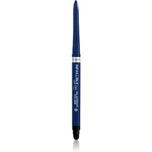L´Oréal Paris infallible grip 36H gel automatic eye liner vodoodporna svinčnik za oči 1,2 g odtenek 005 blue jersey