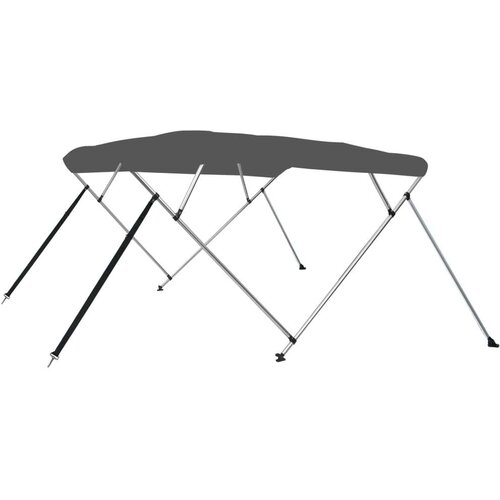 VidaXL Tenda bimini s 4 luka antracit 243 x 180 x 137 cm Slike
