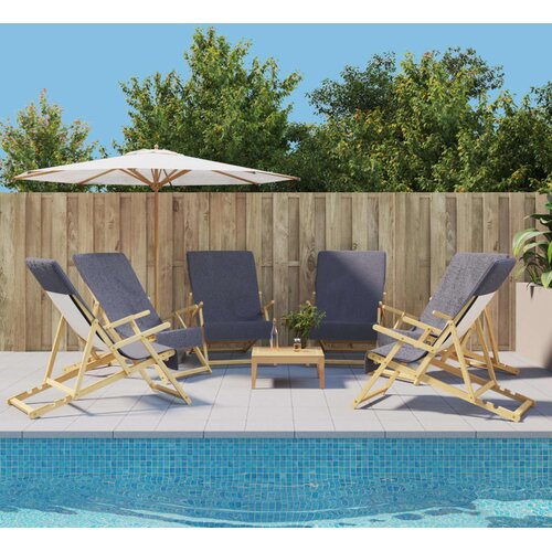 Ručnici za plažu 6 kom antracit 60 x 135 cm od tkanine 400 GSM Cijene