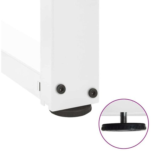  Noge blagovaonskog stola T-oblika 2 kom 100x35x(72-73) cm čelik Slike