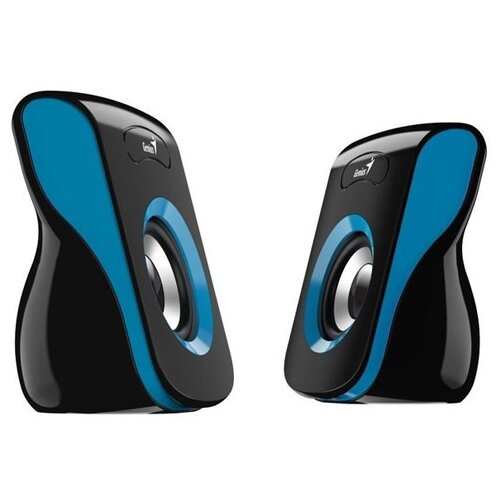 Genius zvučnici SP-Q180 plavi 2.0, 6 W, 3.5 mm jack, USB power Slike