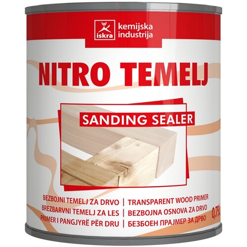 Iskra Brzosu&amp;scaron;ivi lak Nitro temelj bezbojni 0,75 l Slike