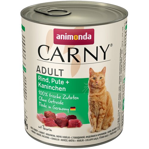 Animonda Carny Adult 6 x 800 g - Kreacije z govedino in perutnino (3 vrste) Slike