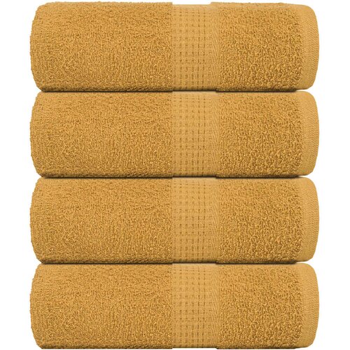vidaXL Brisače za goste FROGN 4 kosi zlate 30x50 cm 360 g/m&sup2;, (5000307687) Cene