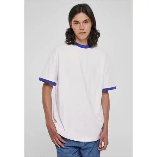 UC Men Oversized Ringer T-shirt white/royal