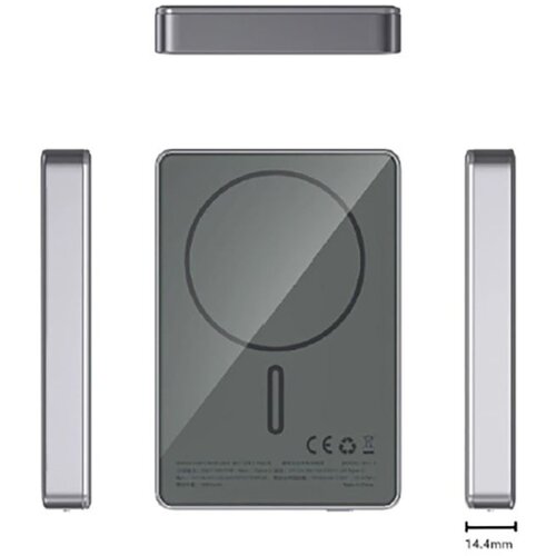 Apollon "W11BGRY 15W bežični power bank 10000mAh sivi" Cene