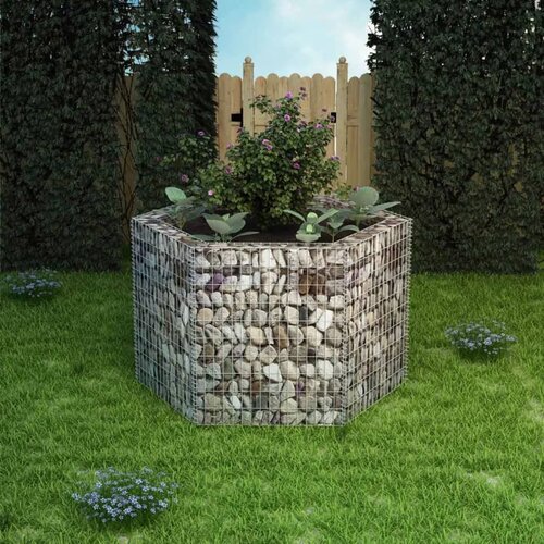  Šestkotna visoka greda gabion 160x140x100 cm Cene
