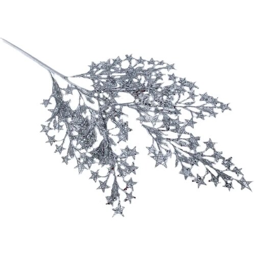 Festa twig, novogodišnja grana, srebrna, 90cm Slike