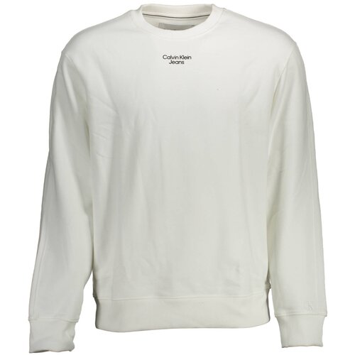 Calvin Klein SWEATSHIRT WITHOUT ZIP MAN WHITE Slike