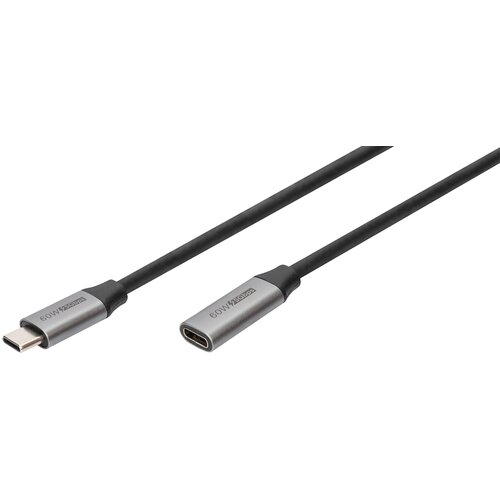 Digitus USB kabel USB 3.2 gen. 1 (USB 3.0) USB-C&reg;\, USB-C&reg; vtičnica \, USB-C&reg; vtič 1.00 m črna prilagodljiv\, za&scaron;čiten\, z USB-jem DB-300230-010-S, (20519195) Cene