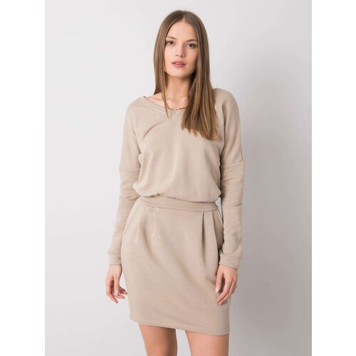 RUE PARIS Dress-RV-SK-6037.18X-beige Cene