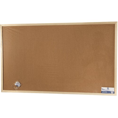  Tabla pluta 60&amp;times;90 cm &amp;ndash; Kakovostna oglasna deska z lesenim okvirjem Slike