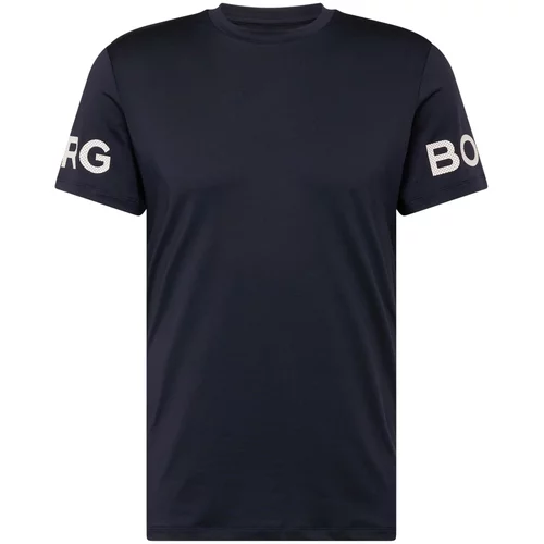Bjorn Borg Tehnička sportska majica mornarsko plava / bijela