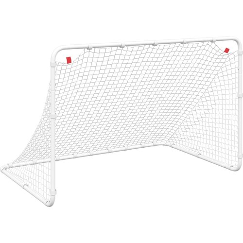 vidaXL Nogometni gol bel 122x81x81 cm jeklo, (21151078) Cene