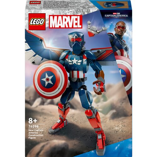 Lego LEGO&amp;reg; Super Heroes - Nova konstrukcijska figura Stotnik Amerika (76296) Slike