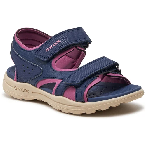 Geox Sandali J Vaniett Girl J456AA 015CE C4268 S Navy/Fuchsia