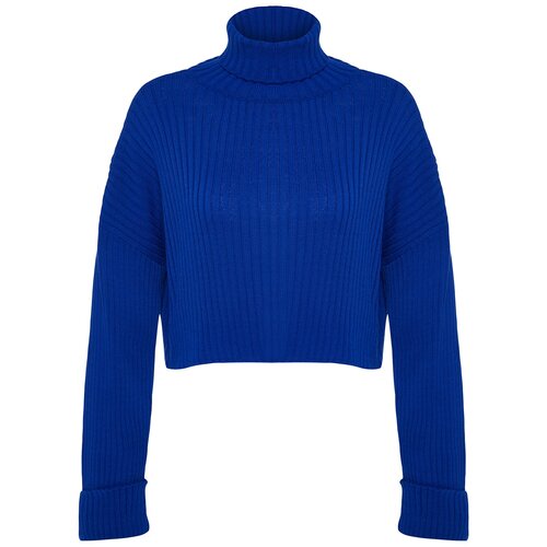 Trendyol Sweater - Navy blue - Regular fit Slike