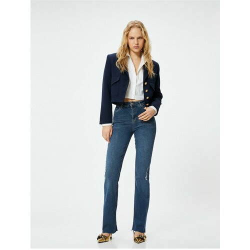 Koton Light Spanish Leg Jeans Slim Fit High Waist - Victoria Slim Jeans Slike