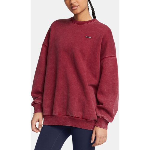 Under Armour Women&amp;#039;s sweatshirt UA Icon HWT Flc OS Crew-RED - Women&amp;#039;s Slike