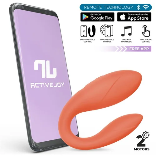 INTOYOU App Series Couple Toy with App Premium Silicone Salmon