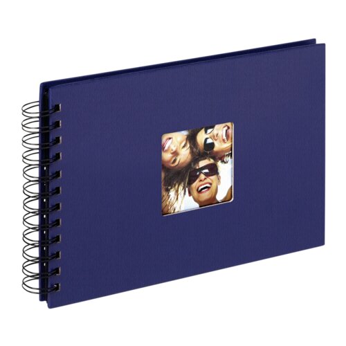 Walther fun blue spiral 23x17 40 black pages SA109L Slike