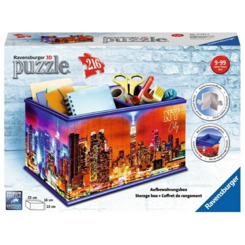Ravensburger 3D puzzle (slagalice) - Kutija za šminku sa slikom Njujorka Slike