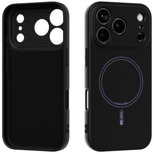Chameleon Gumiran magnetni ovitek (TPU Magnetic Pastel) za Apple iPhone 17 Pro Max, črn Cene