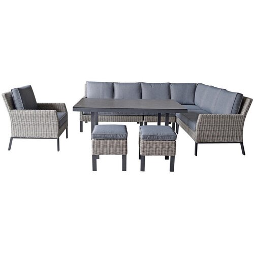 Amatio LOUNGE GARNITURA tkanina aluminij Cene